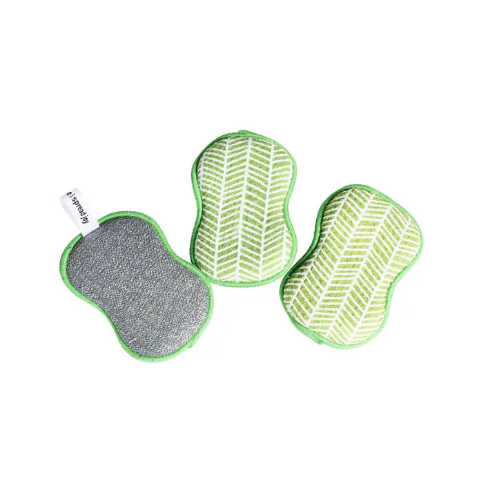 Once Again Home Co. Re:Usable Sponge, Set of 3 - Branches