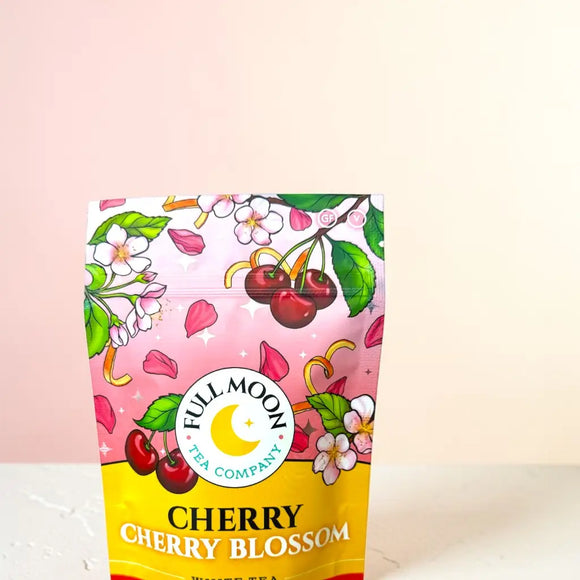 Full Moon Tea Company Cherry Cherry Blossom White Tea - Limited Edition