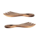 Creative Co-Op Acacia Wood Salad Servers, Set of 2-2