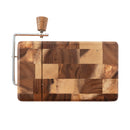 Creative Co-Op Suar Wood and SS Cheese Slicer-3