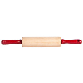 JK Adams Bakers Rolling Pin ‐ Small with Red Handles