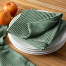 Now Designs Ripple Dishcloths, Set of 2, Elm Green-3