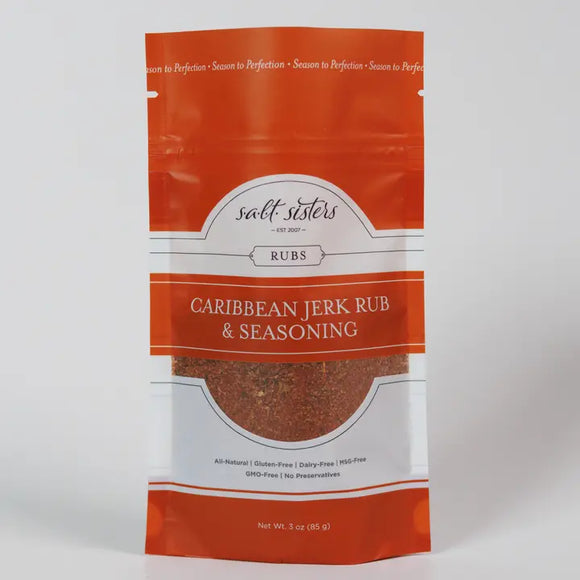 Salt Sisters Caribbean Jerk Rub & Seasoning Mix, 3 oz