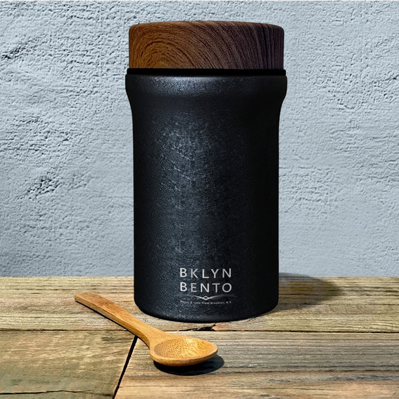 Bklyn Bento Williamsburg Food Jar Large (20oz) + Bamboo Spoon, Multiple Colors