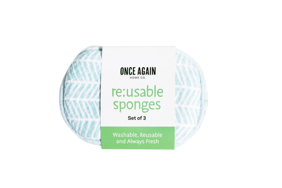 Once Again Home Co. Re:Usable Sponge, Set of 3 - Branches