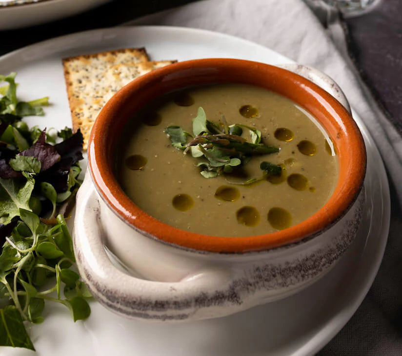 18 Chestnuts Soup - Asparagus Shiitake