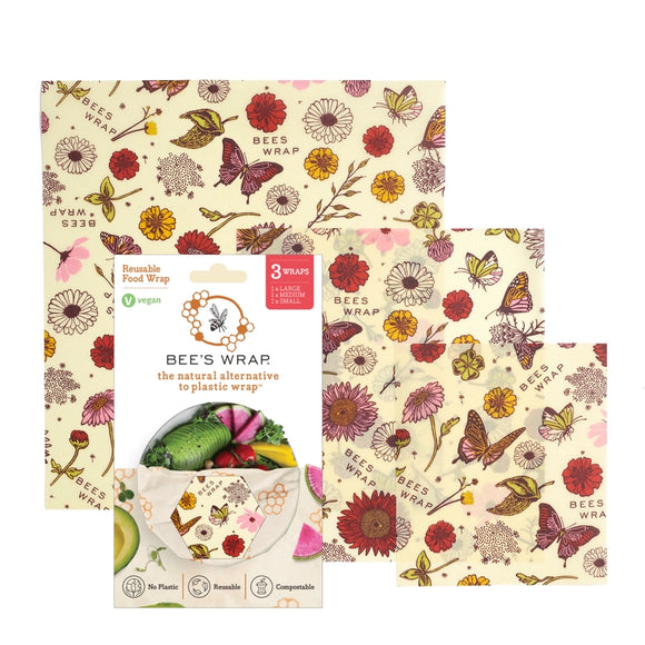 Bee's Wrap Assorted Pack, Multiple Designs