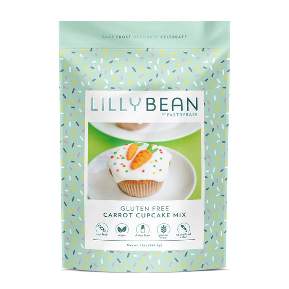 LillyBean Baking Vegan & Gluten-Free Carrot Cake Cupcake Mix