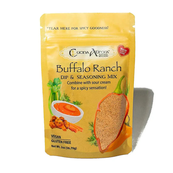 Cucina Aurora Buffalo Ranch Dip and Seasoning Mix, 2 oz