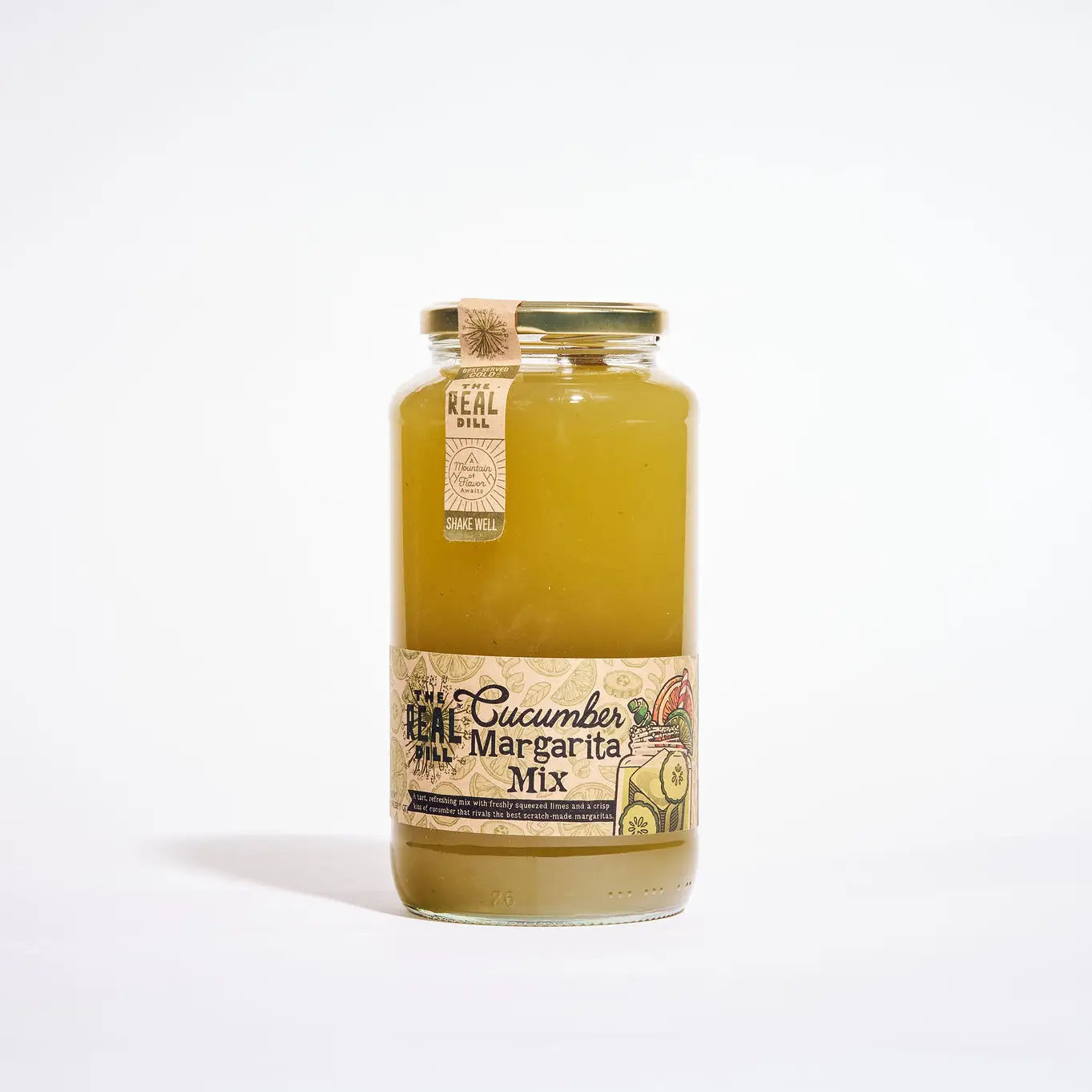 The Real Dill Cucumber Margarita Mix, 32 oz