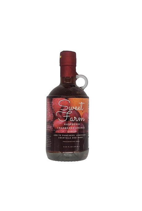 Sweet Farm Raspberry, Cranberry, Orange Syrup