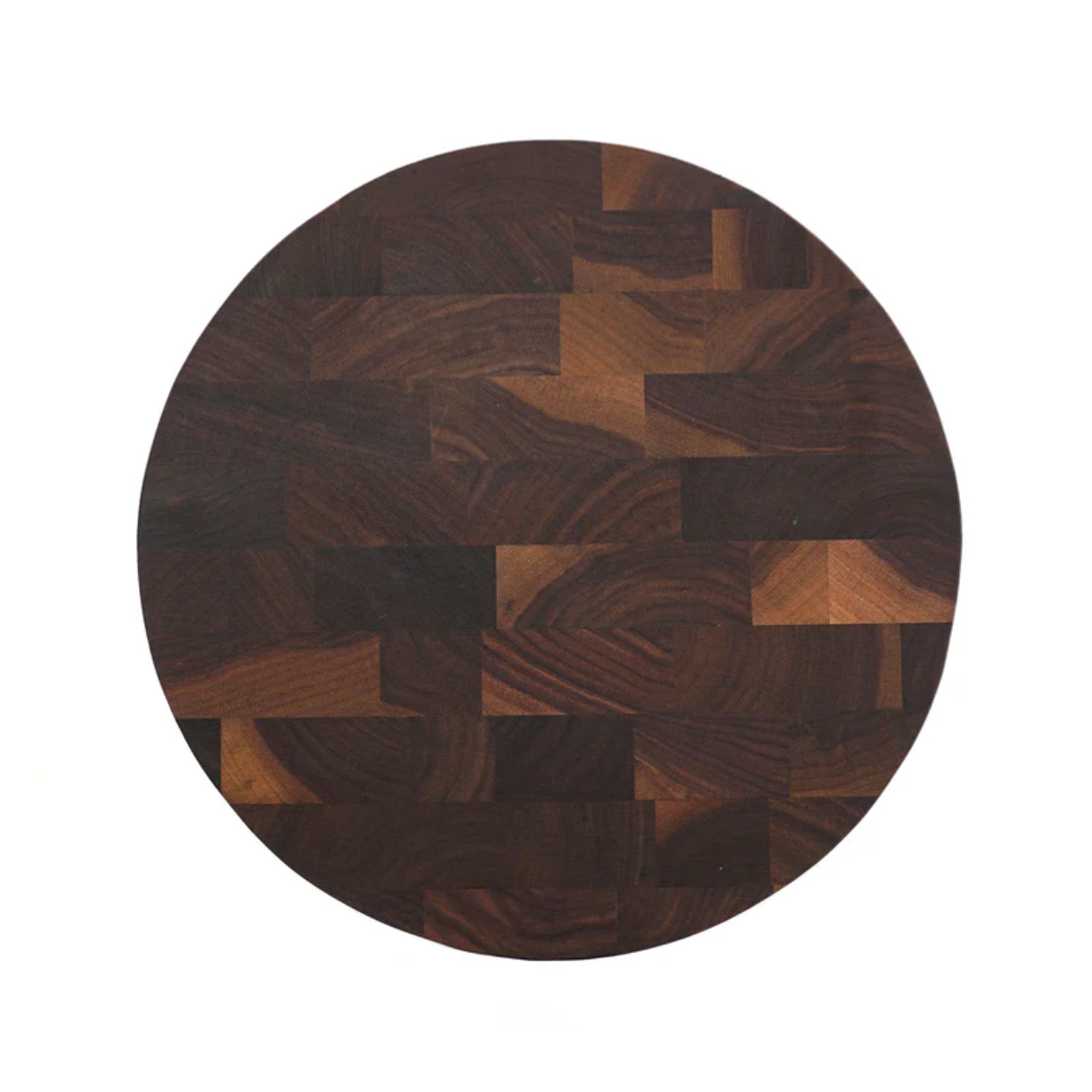 JK Adams Professional End Grain Walnut Board, Round, Multiple Sizes