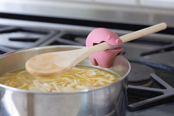 Pot Clip Spoon Holders, Chicken or Pig