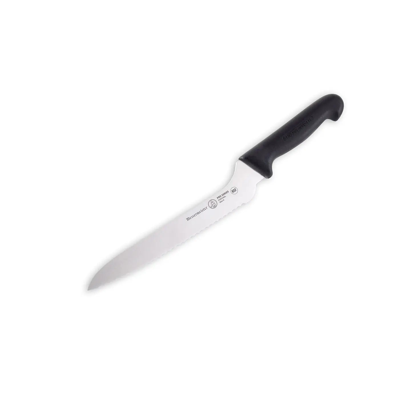 Messermeister Pro Series Scalloped Offset Bread Knife, 8''