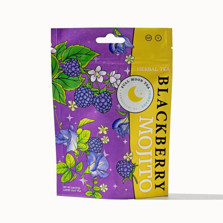 Full Moon Tea Company Blackberry Mojito Herbal Tea