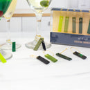 Mod Lounge Paper Co Wine Charms, Shades of Green-2