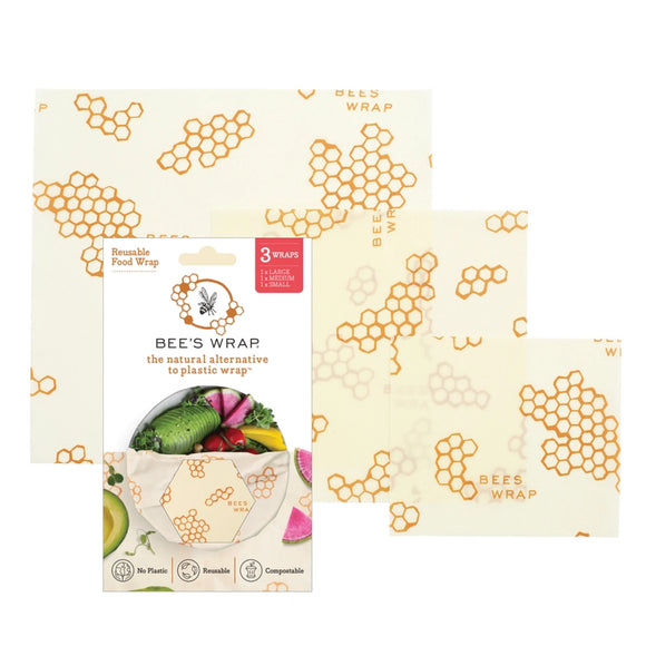 Bee's Wrap Assorted Pack, Multiple Designs
