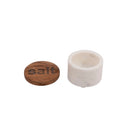 creative co-op Marble Salt and Pepper Pinch Pots w/ Wood Lids-2
