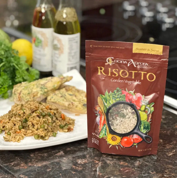 Cucina Aurora Garden Vegetable Risotto, 5 oz