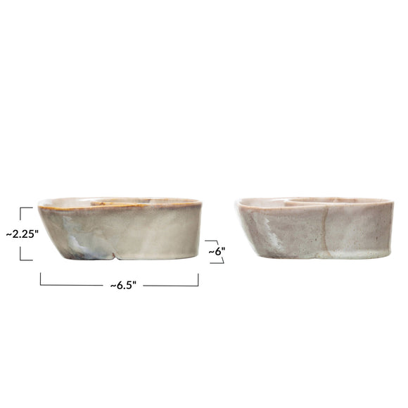 Creative Co-Op Stoneware Cracker & Soup Bowl, Sold Individually