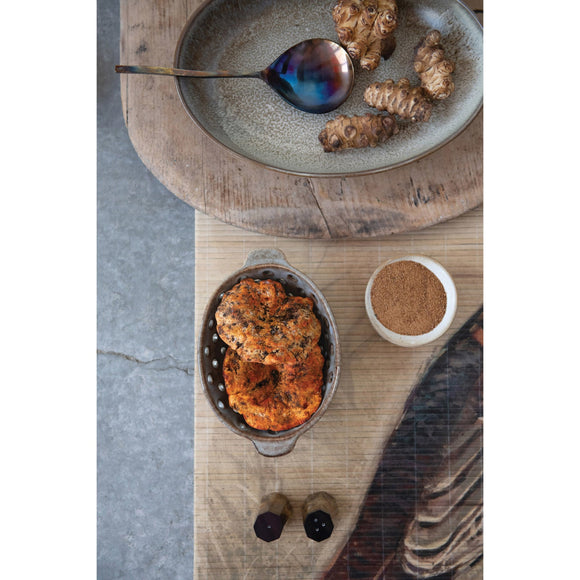 Creative Co-Op Stoneware Berry Bowl