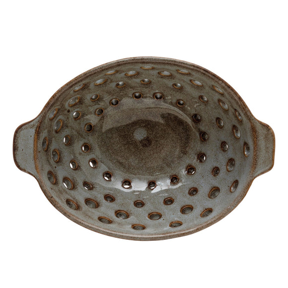Creative Co-Op Stoneware Berry Bowl