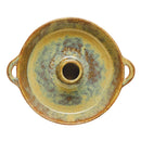 Creative Co-Op Stoneware Olive Serving Dish w/ Toothpick Holder-6