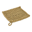 creative co-op Cotton Crocheted Potholder, Set of 4, Multiple Colors-7