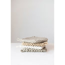 creative co-op Cotton Crocheted Potholder, Set of 4, Multiple Colors-5