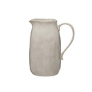 Creative Co-Op Stoneware Pitcher, 96 oz