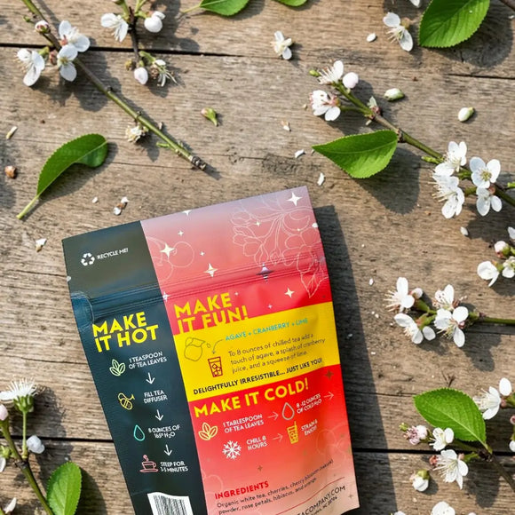 Full Moon Tea Company Cherry Cherry Blossom White Tea - Limited Edition