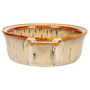 Creative Co-Op Stoneware Brie Baker w/ Bamboo Spreader, Set of 2-7