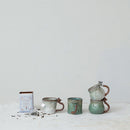 Creative Co-Op Stoneware Mug w/ Mushroom Handle, 4 Styles, 14 oz-6