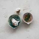 Creative Co-Op Stoneware Garlic/Ginger Graters with Herb Strippers, Set of 2-2