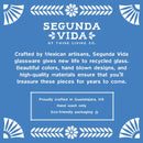 Twine Primavera Recycled Margarita Glass, Set of 2-6