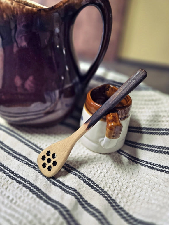 Two Ravens Handmade Wood Honey Dipper