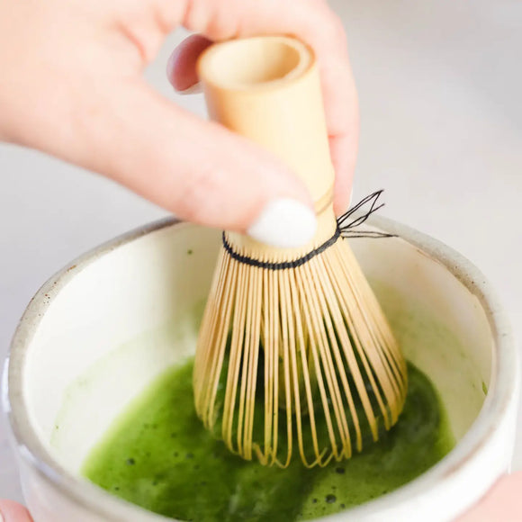 Matcha Nude Bamboo Whisk