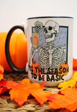 Tis the Season To Be Basic Pumpkin Spice Mug, 15oz