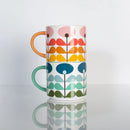 Mod Lounge Paper Co Mid Century Pink Flower Matte Mug-3