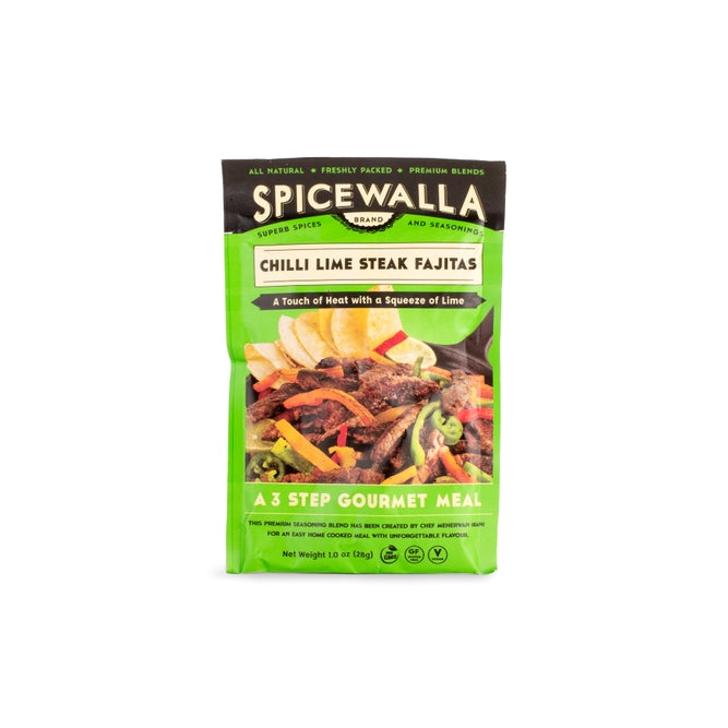 Spicewalla Chilli Lime Steak Fajitas Spice Packet, 1 oz