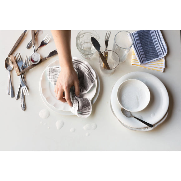 Now Designs Scrub-It Dishcloths, Set of 3, London Gray