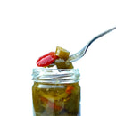 Copper Pot & Wooden Spoon Honey Pickled Jalapeños