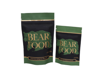 Bear Food Jalapeño Gourmet Peanuts Pouch, Multiple Sizes