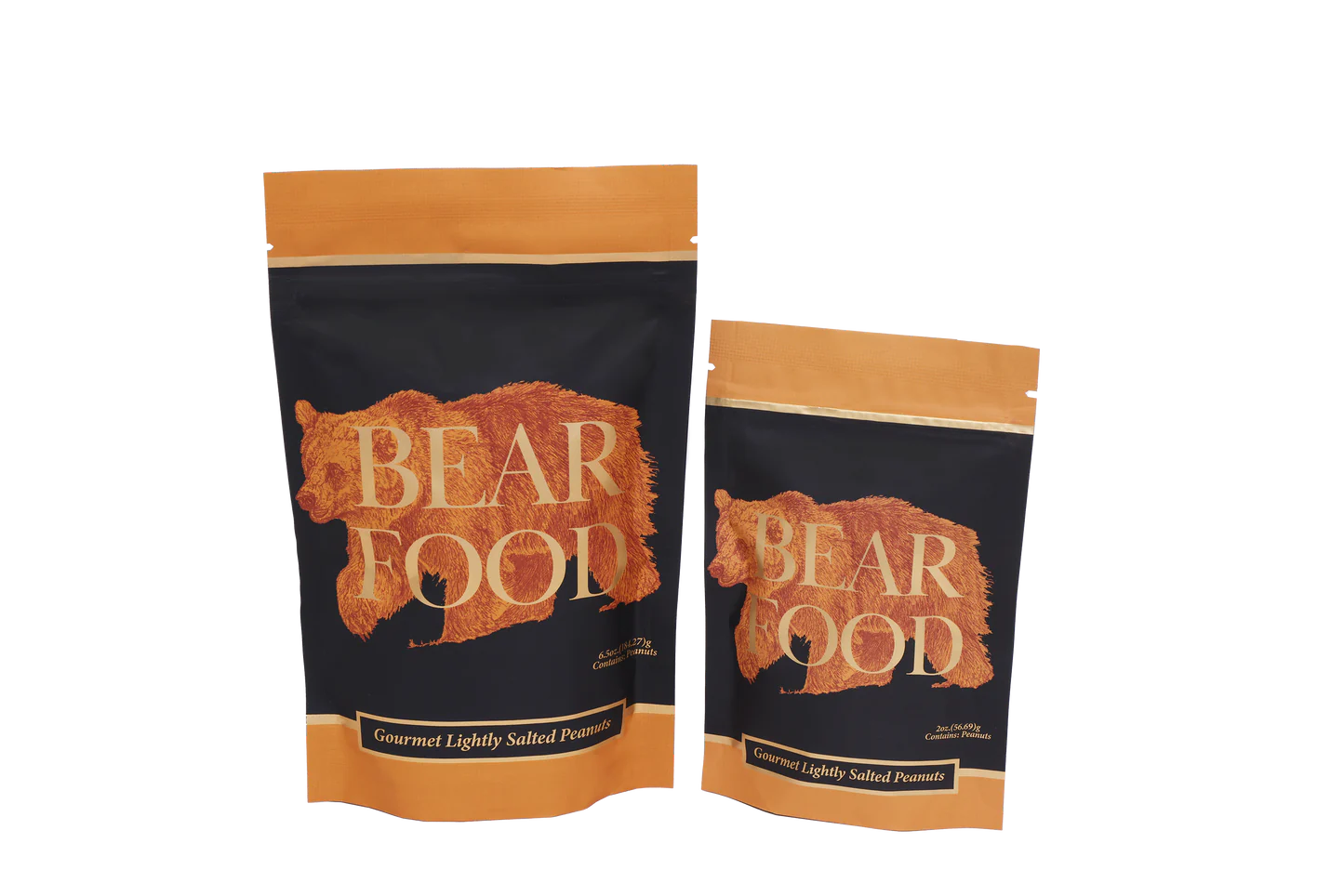 Bear Food Lightly Salted Gourmet Peanuts Pouch