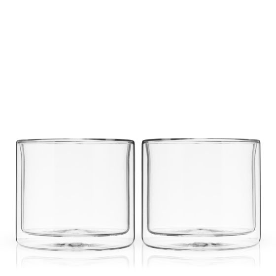 Double Walled Old Fashioned Glass by True, Set of 2
