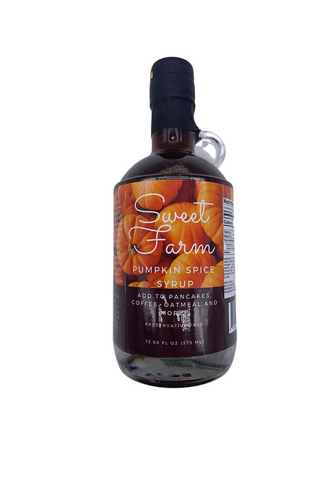 Sweet Farm Pumpkin Spice Syrup
