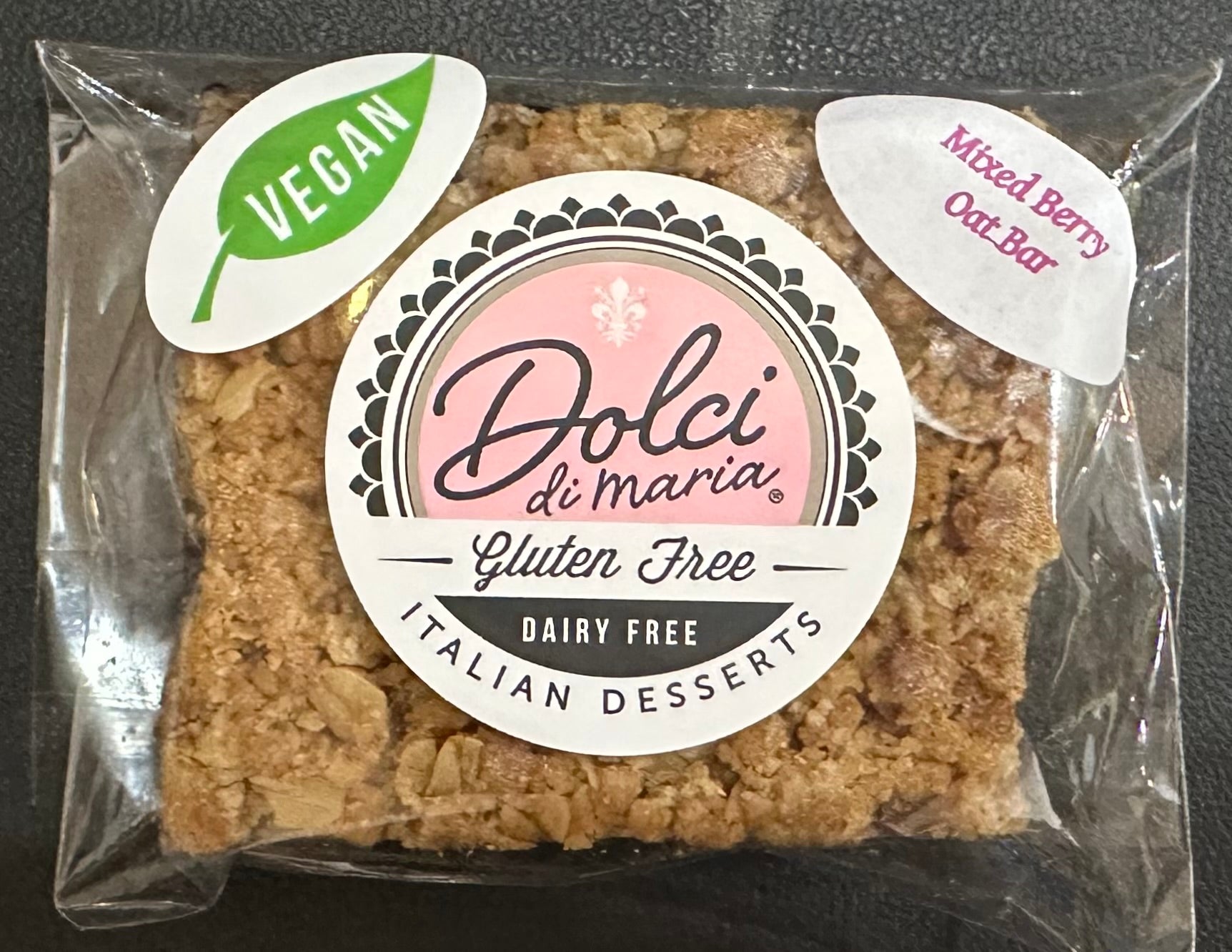 Dolci di Maria Mixed Berry Oat Bar