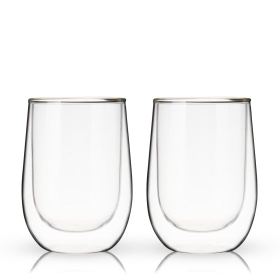 Double Walled Wine Glass by True, Set of 2