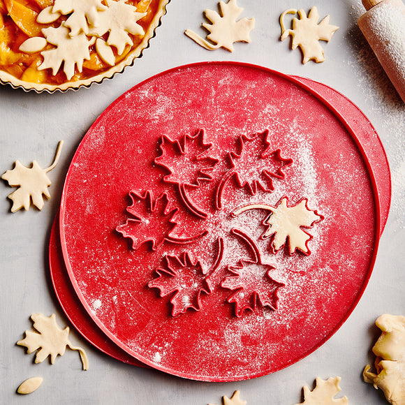 Nordicware Reversible Pie Top Cutter, Leaves & Apples, 12''