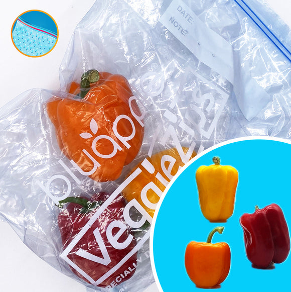 Bluapple VeggieZips™ with HydroLiners™, 10-Pack